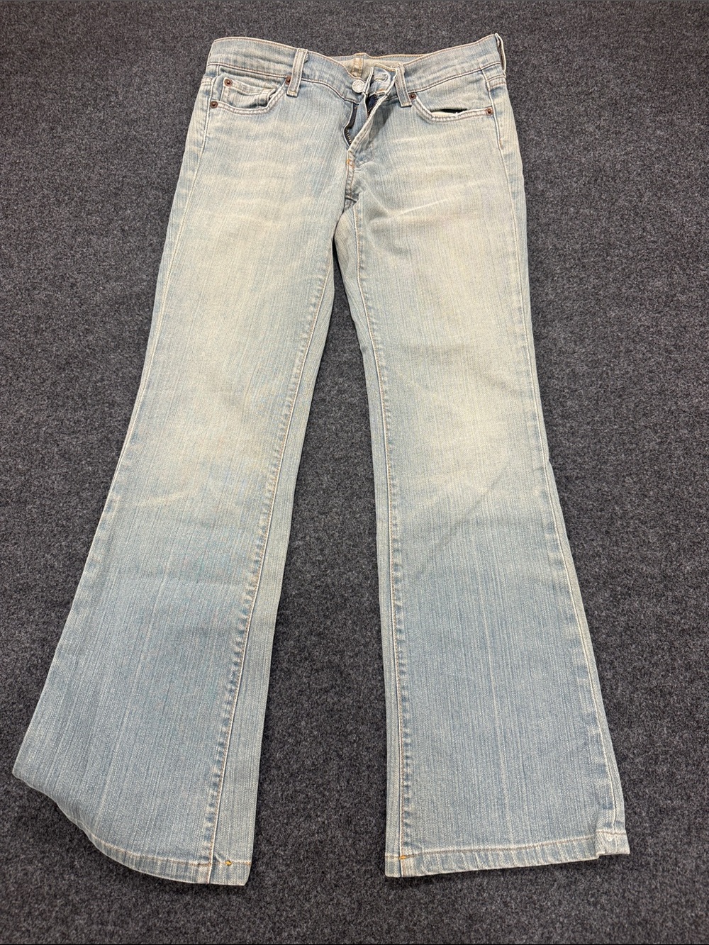 7 For All Mankind Light Wash Flare Jeans
